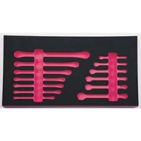 日本中山 TRUSCO  Y-350-R ＴＲＵＳＣＯ　山型工具箱　３７３Ｘ１６４Ｘ１２４　レッド