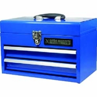 （株）ワールドツール 2003000004649 アストロプロダクツ　コンパクトツールボックス　２段ベアリング　ブルー