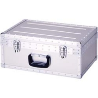 日本中山 TRUSCO  TAC-610BK ＴＲＵＳＣＯ　万能アルミ保管箱　黒　６１０Ｘ４５７Ｘ５０８