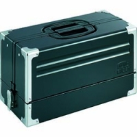 ＴＯＮＥ（株） BX331BK ＴＯＮＥ　ツールケース（メタル）　Ｖ形３段式　マットブラック