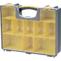 IRIS  14408J-YE ＩＲＩＳ　パーツ収納ケース　４２３×３３４×１０５　ブラック／イエロー