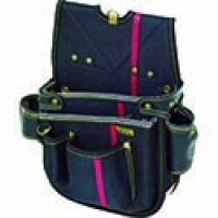 （株）基陽 SA13K ＫＨ　進化シリーズ　ネイルバッグ（小）　黒／緋　右腰用