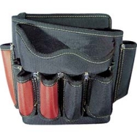 （株）基陽 3000ZKR ＫＨ　超高密度シリーズ　ウェーブ固定ポケット付バッグ　黒／緋