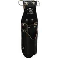 日本富具亚 FUJIYA  LP-9DSB フジ矢　高級黒革製ホルダーＤカン付（シノ・モンキー２段差し）