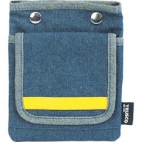 日本中山 TRUSCO  TDC-F201 ＴＲＵＳＣＯ　デニムフラットケース　フタ付き　ブルー