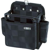 （株）基陽 RY140 ＫＨ　龍牙シリーズ　ウエストバッグ２段ポケット（小）