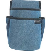 日本中山 TRUSCO  TDC-T101 ＴＲＵＳＣＯ　デニム腰袋　小型　２段　ブルー