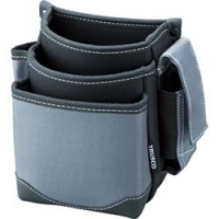 日本中山 TRUSCO  TWP3-GY ＴＲＵＳＣＯ　腰袋　３段　携帯電話ホルダー付き　グレー