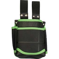 （株）基陽 TKJ02K-G ＫＨ　武尊魂　２段腰袋　自在ベルト通し黒／緑