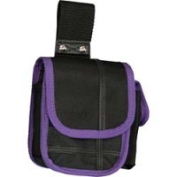 （株）基陽 TKJFK-P ＫＨ　武尊魂フタ付腰袋　自在ベルト通し黒／紫
