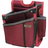 （株）基陽 SA14R ＫＨ　進化ウエストバッグ（小）緋／黒