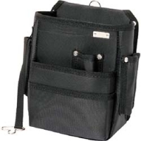 （株）基陽 22253 ＫＨ　１６８０Ｄウェストバッグ　テープホルダー付　黒