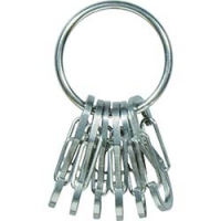 （株）シームーン NI02626 ＮｉｔｅＩｚｅ　キーリングスチール　ステンレスシルバー