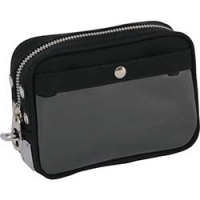 三栄産業（株） PSS-U-01 ＳＡＮＥＩ　帆布メール用ポーチ（ＳＳ）馬蹄錠金具付　黒