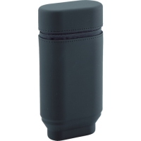 （株）ＬＩＨＩＴ　ＬＡＢ． A7695-24 リヒト　スタンドペンケース＜オーバルタイプＬサイズ＞　ブラック