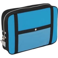 三栄産業（株） PLL-U-09 ＳＡＮＥＩ　帆布メール用ポーチ（ＬＬ）馬蹄錠金具付　ブルー