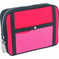 三栄産業（株） PL-SED-02 ＳＡＮＥＩ　帆布メール用ポーチ（Ｌ）ＳＥＤ－１錠付　赤