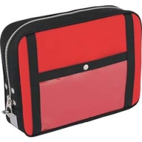 三栄産業（株） PL-U-02 ＳＡＮＥＩ　帆布メール用ポーチ（Ｌ）馬蹄錠金具付　赤