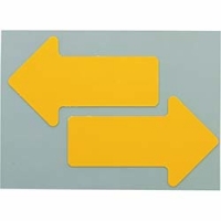 日本NITOMS   Y6045 ニトムズ　耐久フロアサインズ矢印黄２０枚