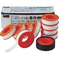 日本中山 TRUSCO  HW-804 ＴＲＵＳＣＯ　シールテープ　１３ｍｍＸ１５ｍ　ホワイト　　（１０巻入）