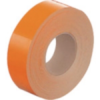 ユニット（株） 863-92 ユニット　ユニテープ（ＰＥＴ）　オレンジ　５０ｍｍ幅×５０ｍ巻