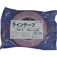 （株）寺岡製作所 365 R-50X50 ＴＥＲＡＯＫＡ　脱塩ビ　ラインテープ　ＮＯ．３６５　赤　５０ｍｍＸ５０Ｍ