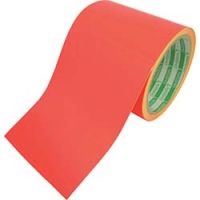 日東エルマテリアル（株） LK-90R 日東エルマテ　蛍光テープ　９０ｍｍＸ５ｍ　レッド