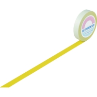 （株）日本緑十字社 148033 緑十字　ガードテープ（ラインテープ）　黄　２５ｍｍ幅×２０ｍ　屋内用