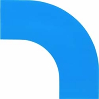 （株）日本緑十字社 150046 緑十字　コーナー用ガードテープ（１００ｍｍ幅用）　青　１０枚組　屋内用