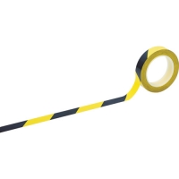 （株）日本緑十字社 259016 緑十字　ＨＣＰＡＳ－２５ＴＲ　ＣＲ用帯電防止ラインテープ黄黒　２５ｍｍ幅×３３ｍ