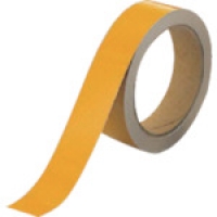 ユニット（株） 863-53 ユニット　反射テープ　黄　３０ｍｍ巾×１０ｍ　ポリエステル樹脂フイルム