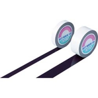 （株）日本緑十字社 148037 緑十字　ラインテープ（ガードテープ）　黒　２５ｍｍ幅×２０ｍ　屋内用