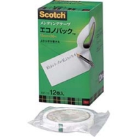 美国 3M  文具・オフィス事業部 MP-15 ３Ｍ　メンディングテープエコノパック　１５ｍｍＸ３０ｍ　巻芯径７６ｍｍ　１２巻入