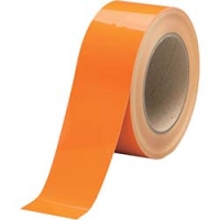 ユニット（株） 863-86 ユニット　ユニテープ（ＰＥＴ）　オレンジ　５０ｍｍ幅×２０ｍ巻