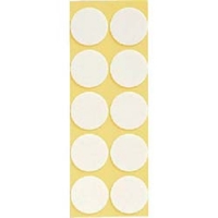 ユニット（株） 863-362 ユニット　発泡両面テープ丸型２５φ（１００個１組）　発泡ポリエチレン