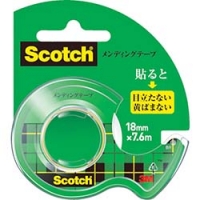 美国 3M  文具・オフィス事業部 CM-18 ３Ｍ　メンディングテープ　１８ｍｍＸ７．６ｍ　ディスペンサー付