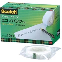 美国 3M  文具・オフィス事業部 MP-12S ３Ｍ　メンディングテープエコノパック　１２ｍｍＸ３０ｍ　巻芯径２５ｍｍ　１２巻入
