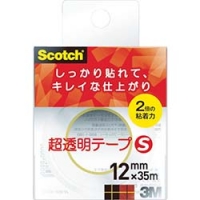 美国 3M  文具・オフィス事業部 600-1-12CN ３Ｍ　スコッチ　超透明テープＳ　１２ｍｍＸ３５ｍ