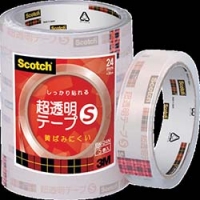 美国 3M  文具・オフィス事業部 BK-24N ３Ｍ　スコッチ　超透明テープＳ　２４ｍｍＸ３５ｍ　５巻入シュリンクパック