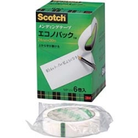 美国 3M  文具・オフィス事業部 MP-24 ３Ｍ　メンディングテープエコノパック　２４ｍｍＸ３０ｍ　６巻入　巻芯径７６ｍｍ