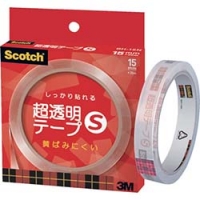 美国 3M  文具・オフィス事業部 BH-15N ３Ｍ　スコッチ　超透明テープＳ　１５ｍｍＸ３５ｍ　個箱入り