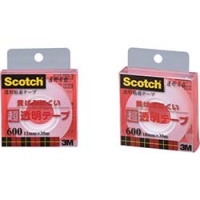 美国 3M  文具・オフィス事業部 600-1-18C ３Ｍ　透明粘着テープ透明美色　１８ｍｍＸ３５ｍ　巻芯径２５ｍｍ