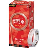 美国 3M  文具・オフィス事業部 BP-18N ３Ｍ　スコッチ　超透明テープＳ　１８ｍｍＸ３５ｍ　１２巻入り紙箱