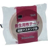 オカモト（株）粘着製品部 YJ0124 オカモト　養生用布テープ　ＹＪ－０１　クリーム　２４ミリ