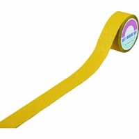 （株）日本緑十字社 260240 緑十字　滑り止めラインテープ（重歩行タイプ）　黄　５０ｍｍ幅×５ｍ　アルミ＋鉱物粒子