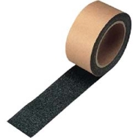 ユニット（株） 374-86 ユニット　すべり止めテープシマ鋼板用（黒）　アルミ　５０ｍｍ幅×５ｍ巻