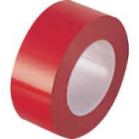 ユニット（株） 864-89 ユニット　クリーンルーム用テープ（赤）ポリエチレン　５０ｍｍ幅×５０ｍ巻