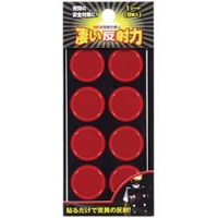 （株）カーボーイ HT-105 カーボーイ　ＮＥＷ反射の鉄人　ドットマーク　８Ｐ　レッド