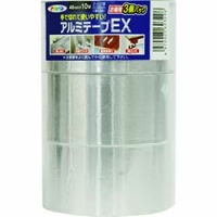 （株）アサヒペン 603296 アサヒペン　アルミテープＥＸ　お得用３巻パック　４８ｍｍ×１０ｍ×３Ｐ　Ｔ１００－３Ｐ
