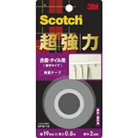 美国 3M  コンシューマーマーケット販売本部 KPW-19 ３Ｍ　スコッチ　超強力両面テープ　合板・タイル用厚手タイプ　１９ｍｍＸ０．８ｍ